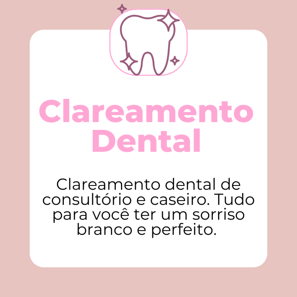 Clareamento dental de consultório e caseiro. Tudo para você ter um sorriso branco e perfeito.