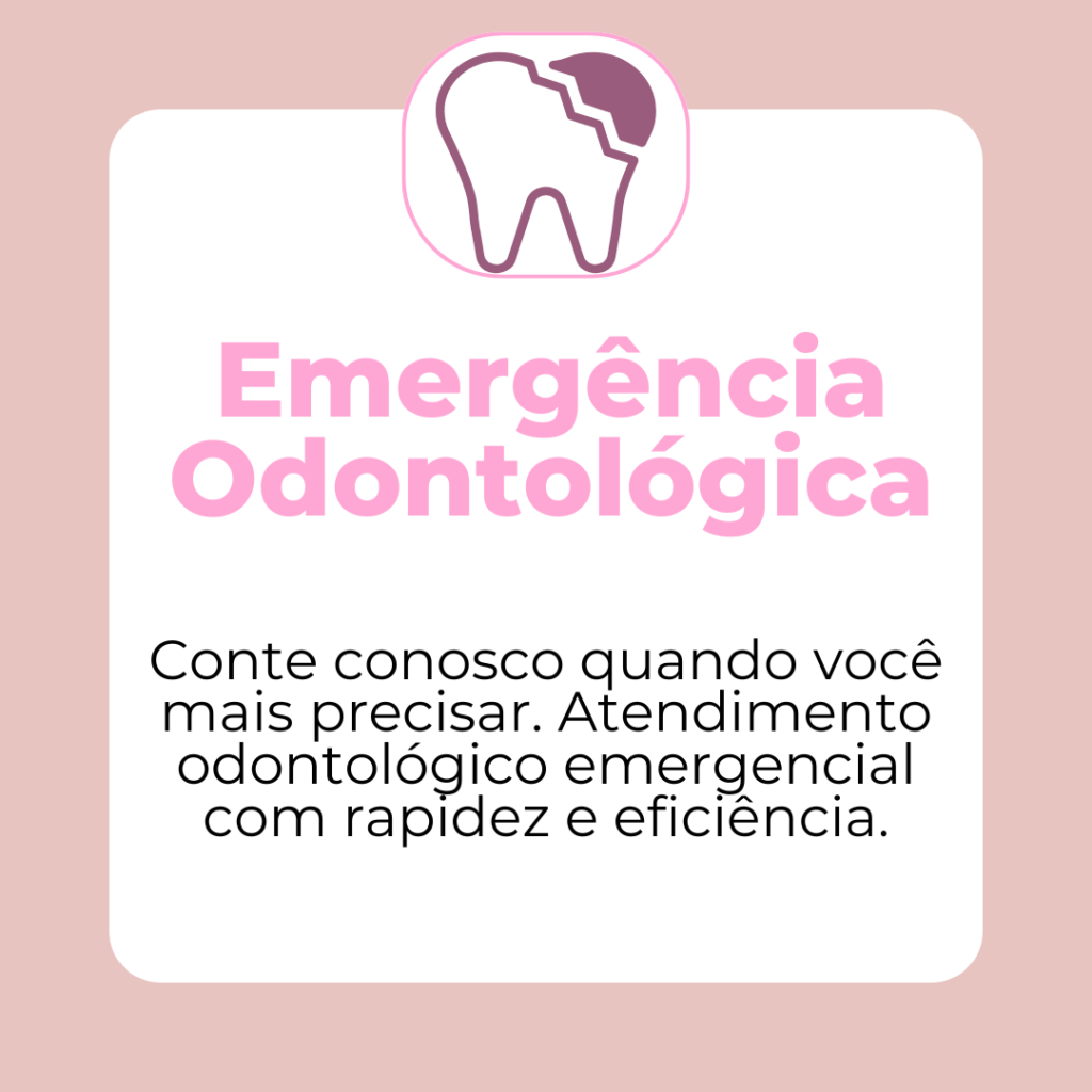 Conte conosco quando você mais precisar. Atendimento odontológico emergencial com rapidez e eficiência.​